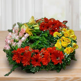 Colour full wreath